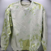 Crewneck Sweatshirt - Granny Smith Tie-Dye Crewneck - MD - 4 DOTS